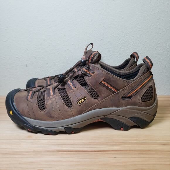 Keen Men's Size 11 Extra Wide Safety Toe Work Boots Brown Utility Gorpcore - Picture 1 of 11